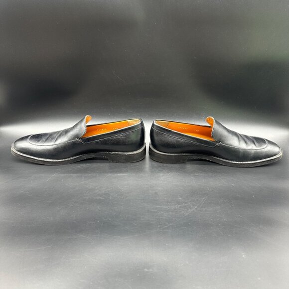 Gucci Black Slip On Loafers Mens Leather Upper Made in Italy Size 7.5D - Picture 5 of 16